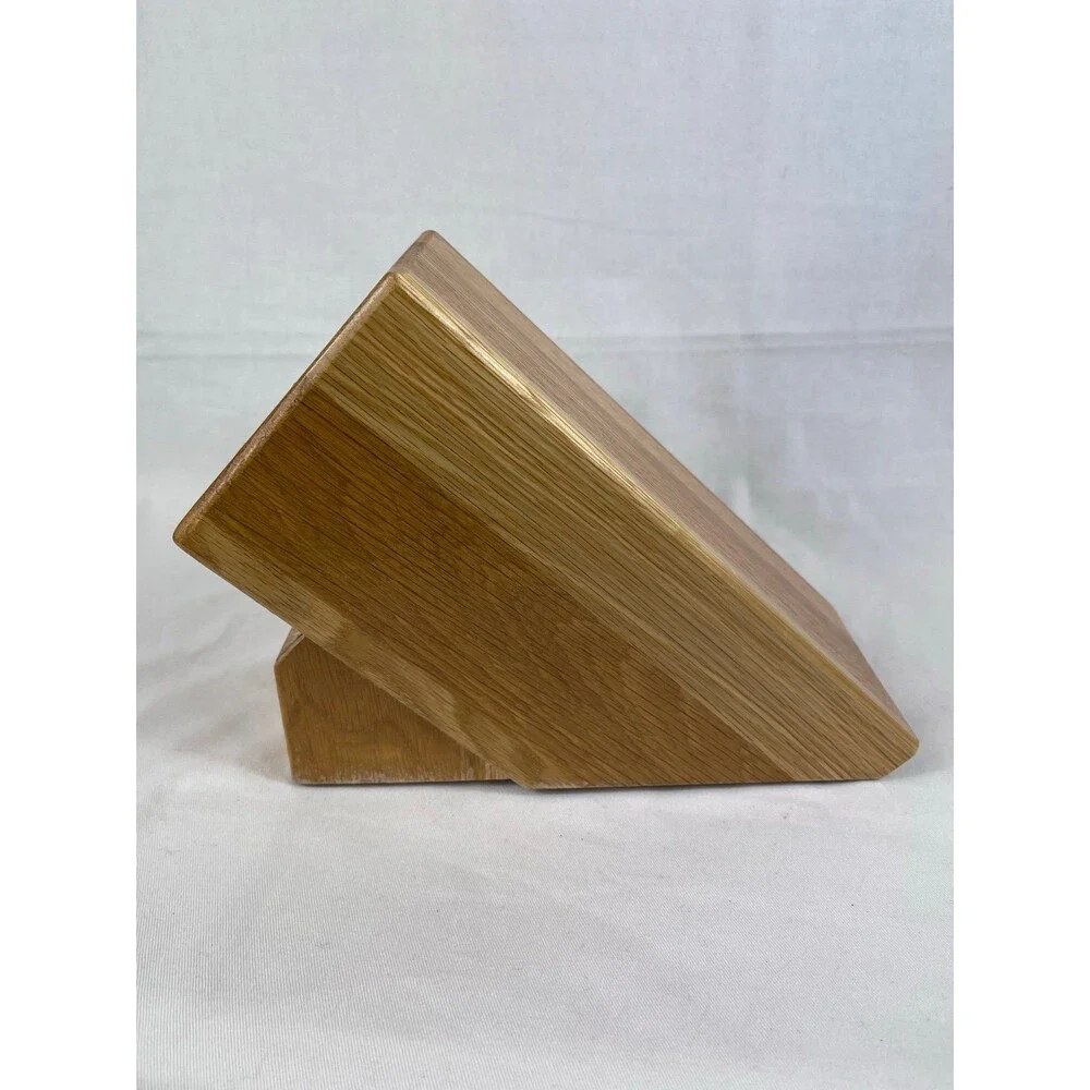 Vintage 90s CUTCO Wooden Knife Block – Good Condition